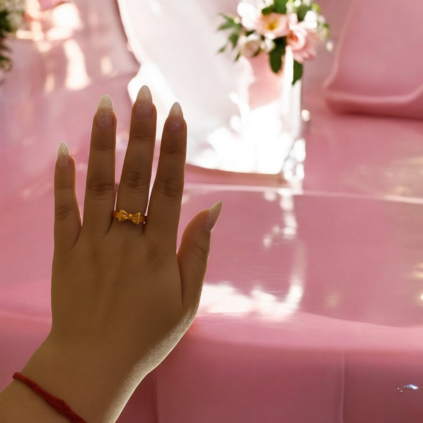 ANILLO LAZO DORADO