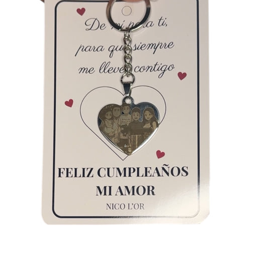 Llavero personalizado con foto