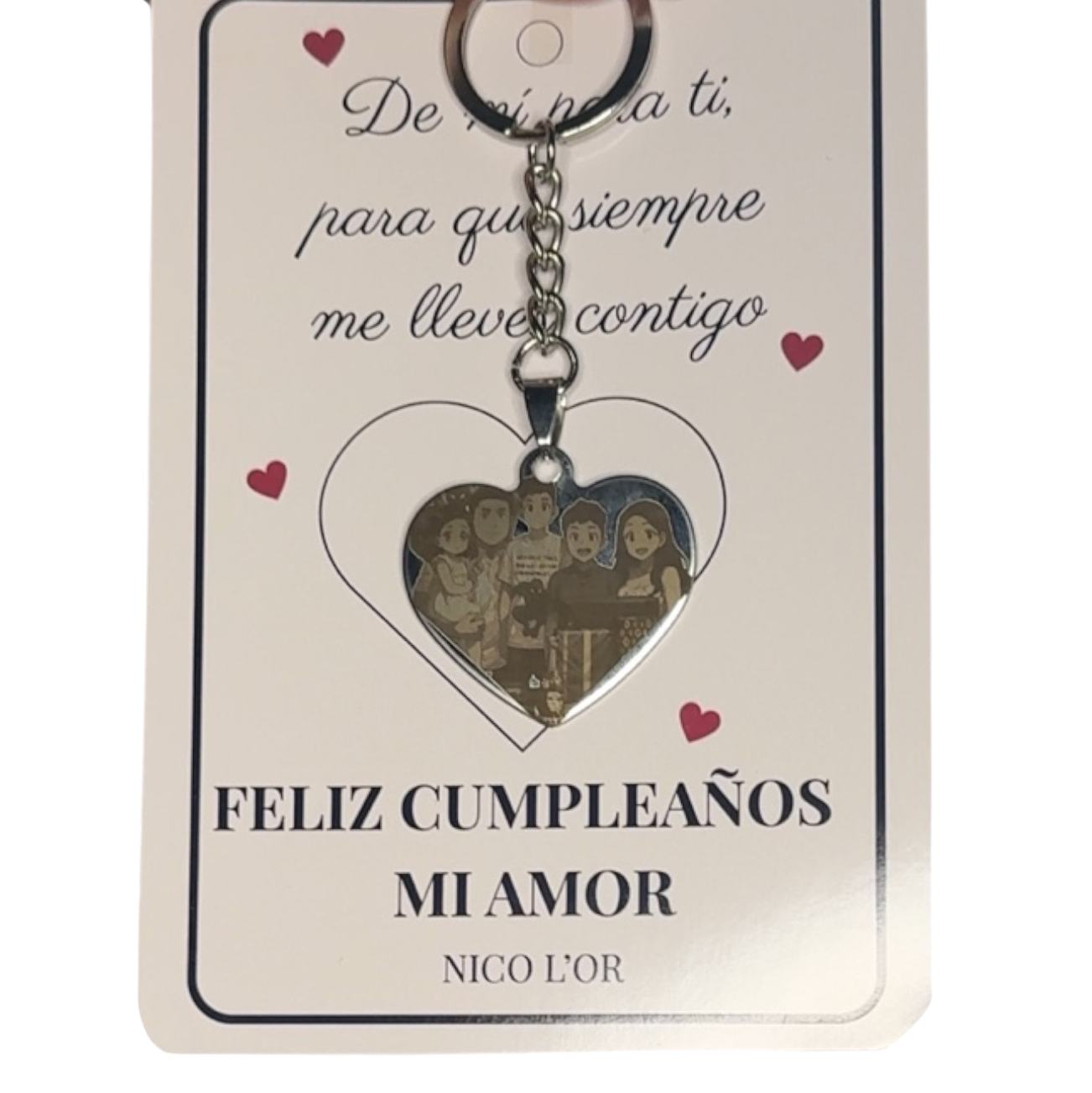 Llavero personalizado con foto