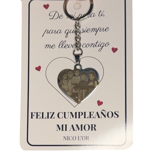 Llavero personalizado con foto